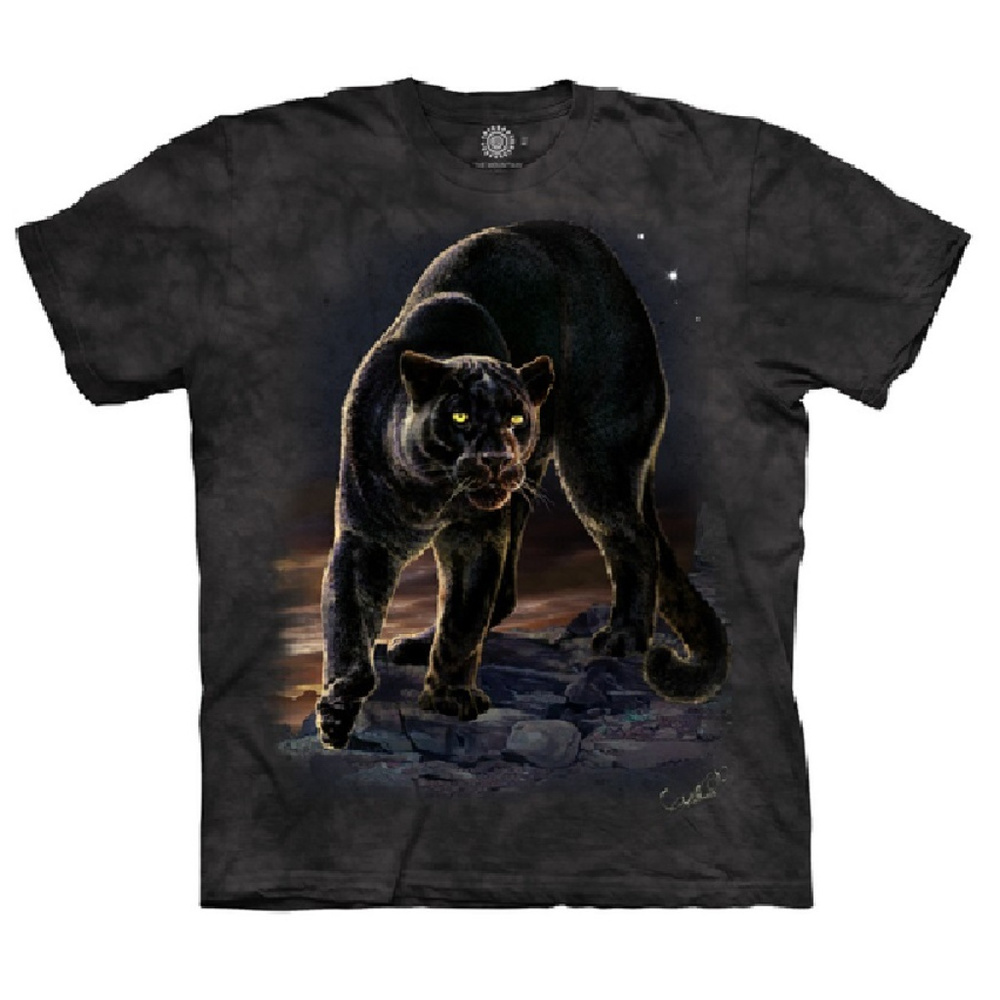 NWOT The Mountain Graphic T-shirt Panther Portrait